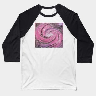 Pink Nebula Baseball T-Shirt